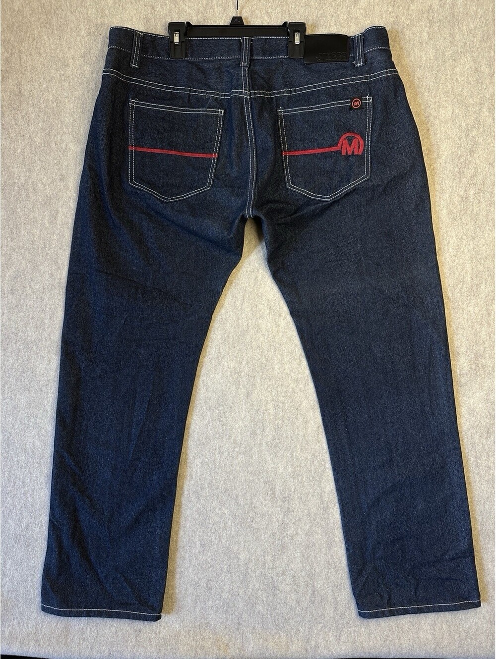 MECCA Denim Jeans Men's 40x30 Dark Wash Button Flap Classic Fit